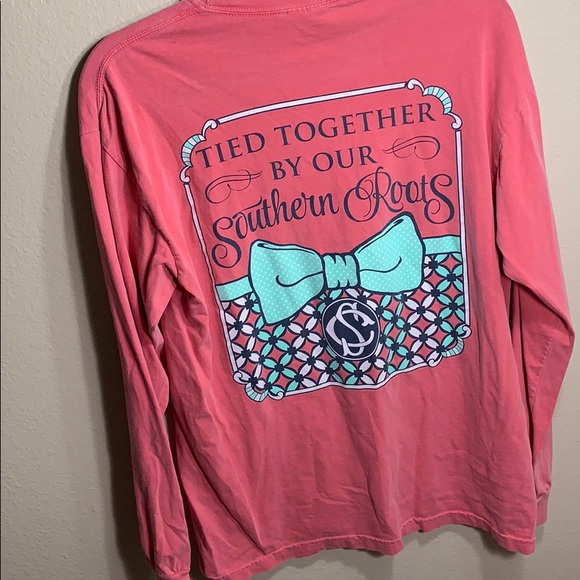 Pink southern couture long sleeve T-shirt - Picture 3 of 3